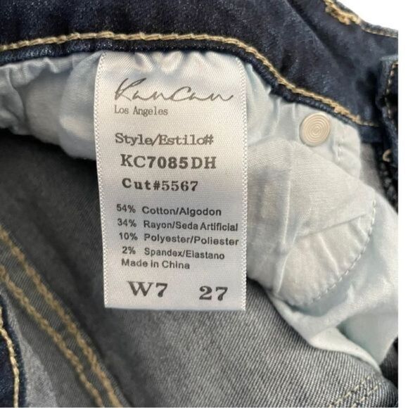 KanCan Super Stretch Skinny Jeans Dark Wash Size 7/27 - Picture 11 of 11
